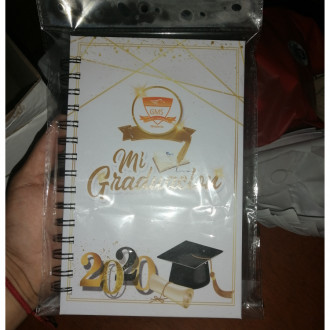 Agenda Personalizada Pasta Dura Tamaño 14x22