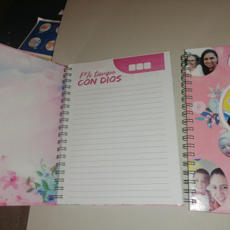 Agenda Personalizada Pasta Dura Tamaño 19x25