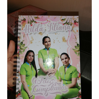 Agenda Personalizada Pasta Dura Tamaño 19x25