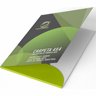 500 CARPETAS DE PRESENTACION 4X4 BRILLANTES